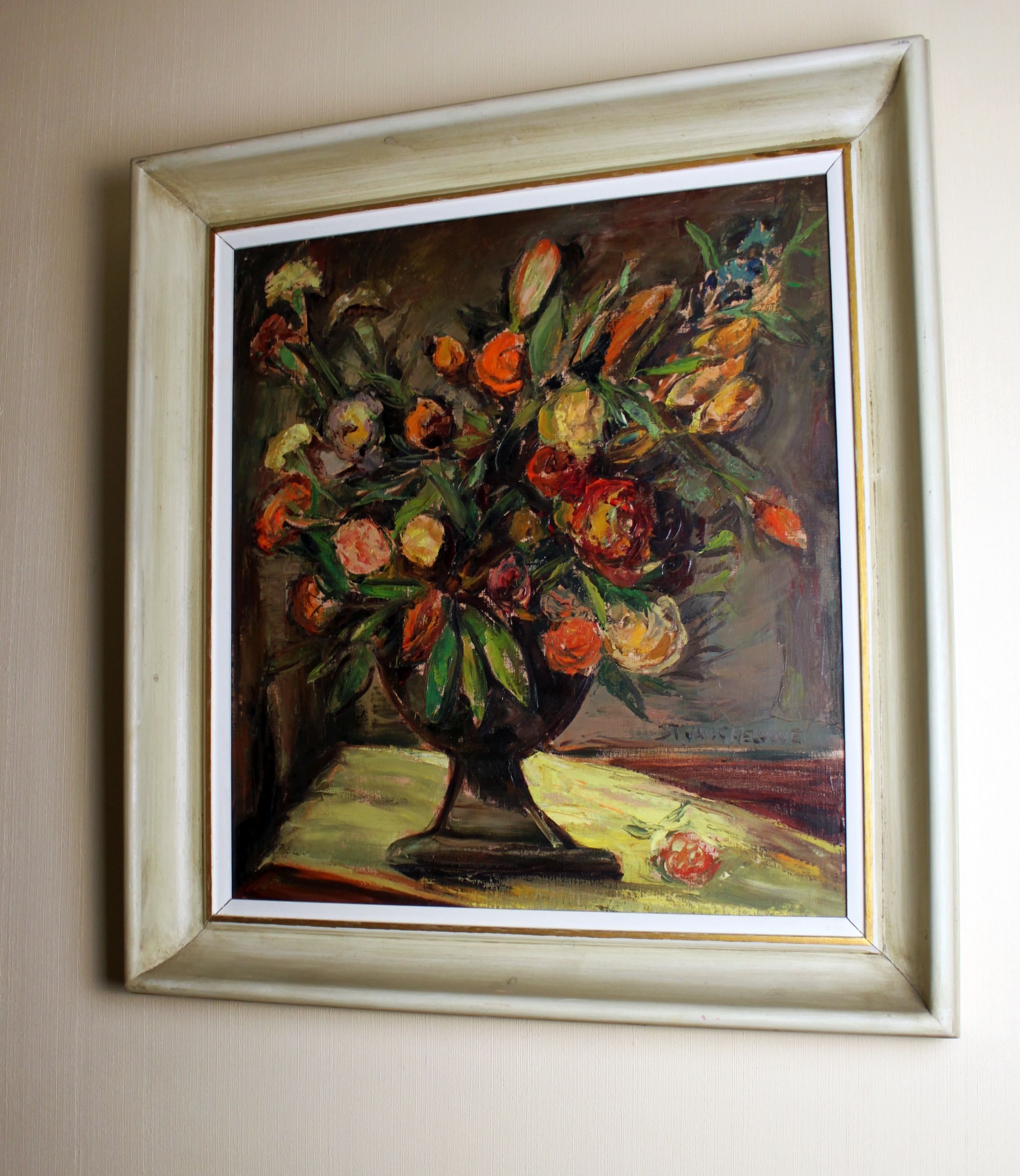 Still life bouquet of flowers, st vangheluwe.