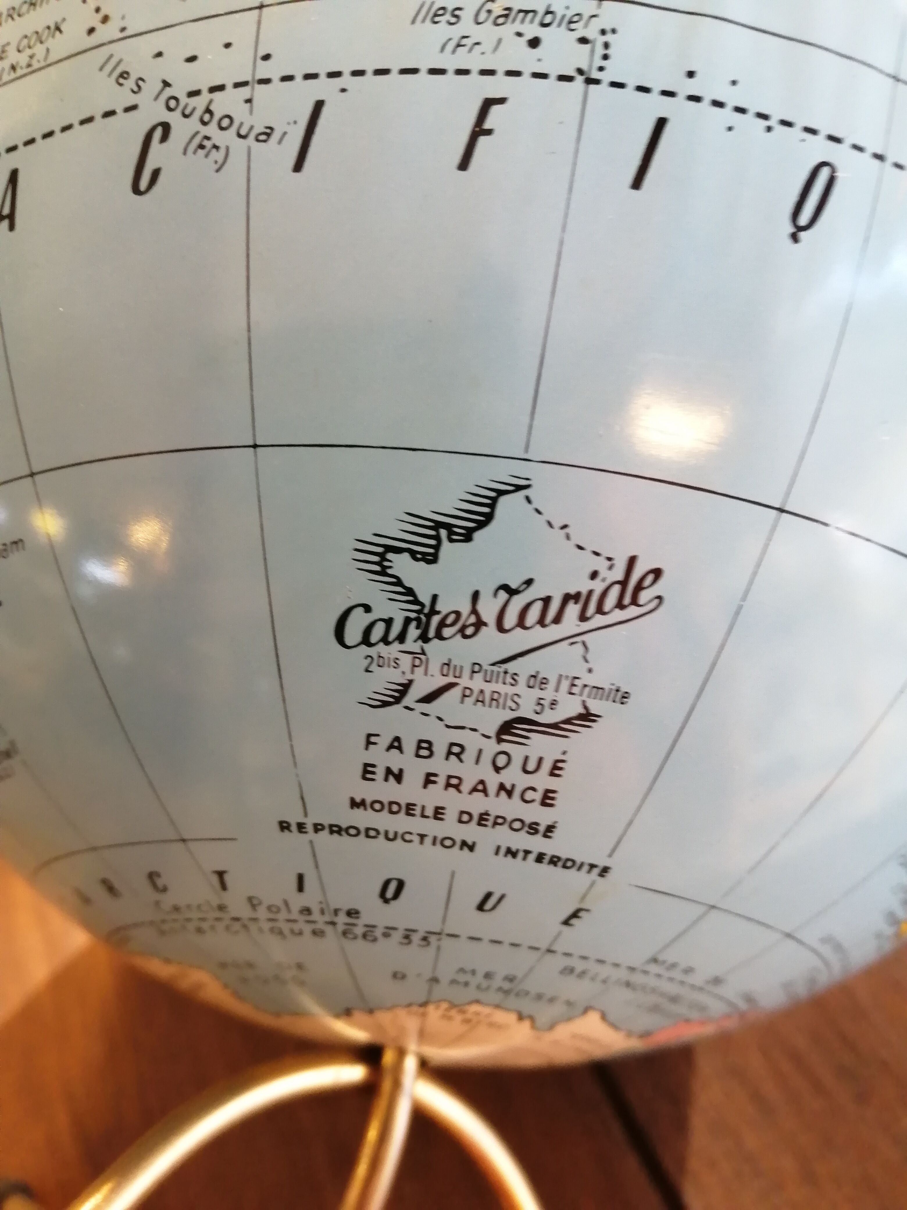 Taride World Map 60s