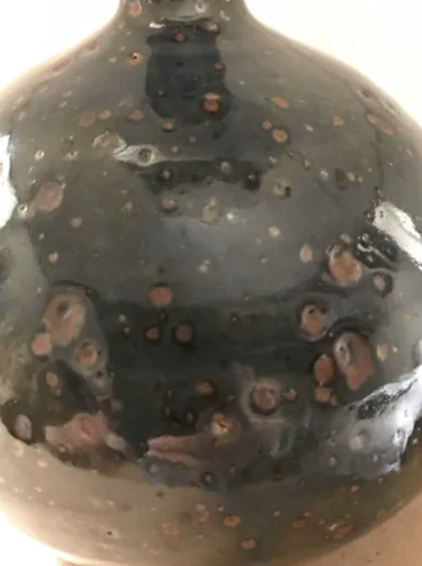 Green ceramic sandstone lamp