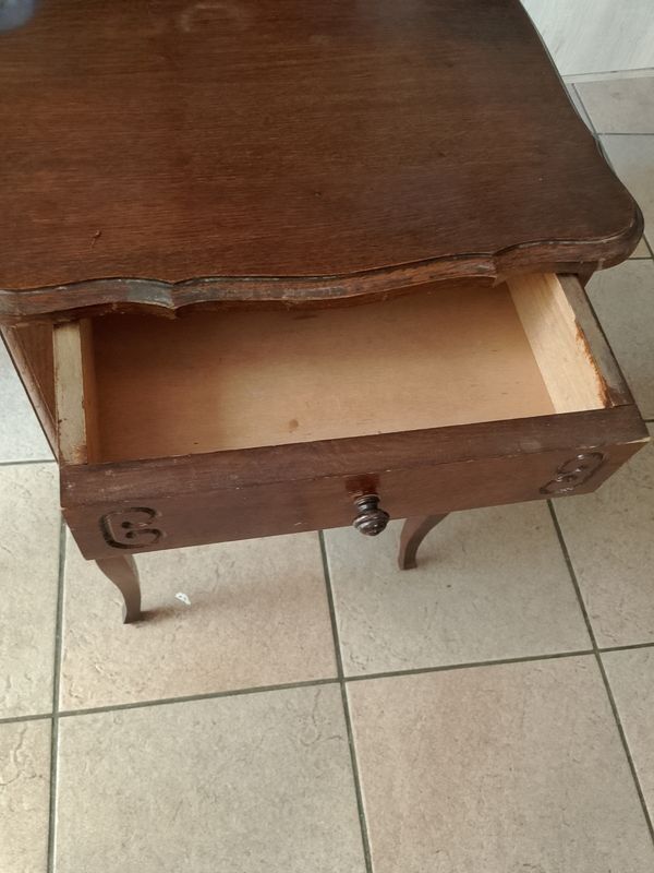 Old bedside table