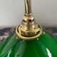 Applique murale vintage en opaline verte