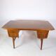 Desk Made In Teak Wood, Unique Design, Finnish From 1960s