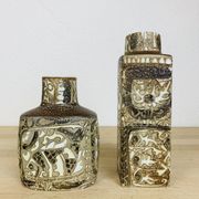 Pair of Royal Copenhagen Fajance vases by Nils Thorsson