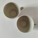 Vintage Winterling espresso cup duo, 70s floral design.