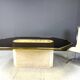 Table design vintage en laiton gravé par Roger Vanhevel
