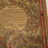 Jeu de l'oie et dames très ancien