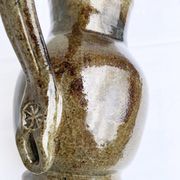 Handmade and signed glazed stoneware pitcher – Atelier de La Borne / Puisaye