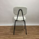 Series of 4 Kembo chairs reupholstered loop