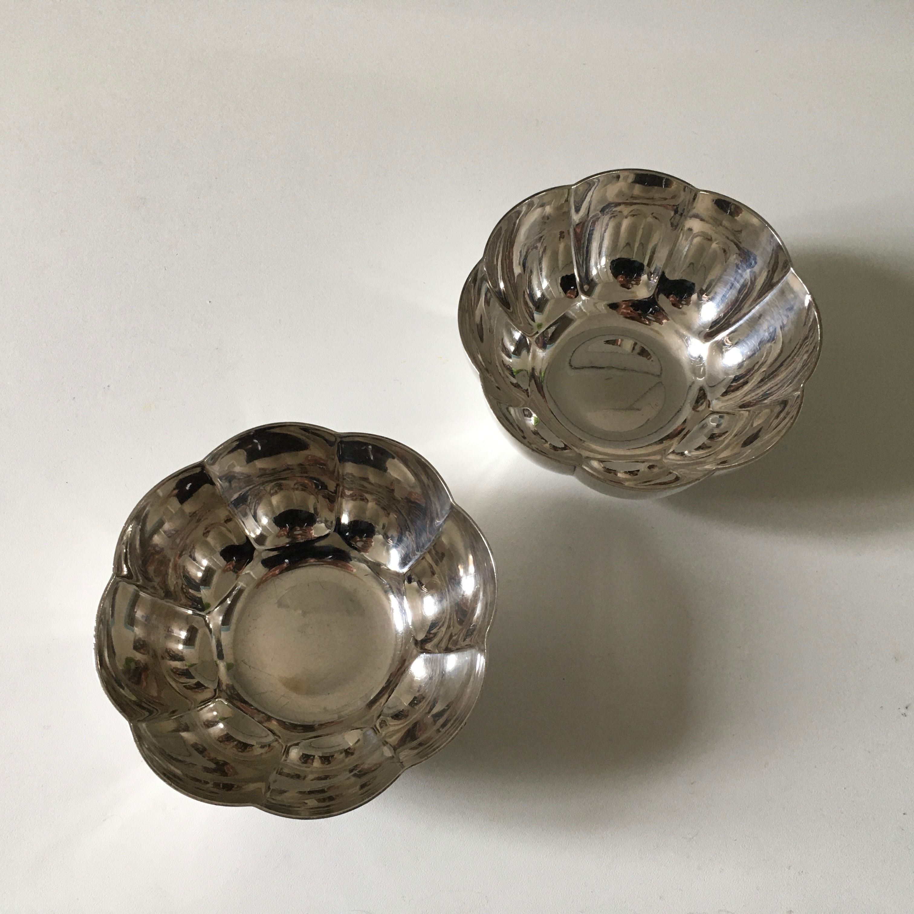 Christofle 2 silver metal cups