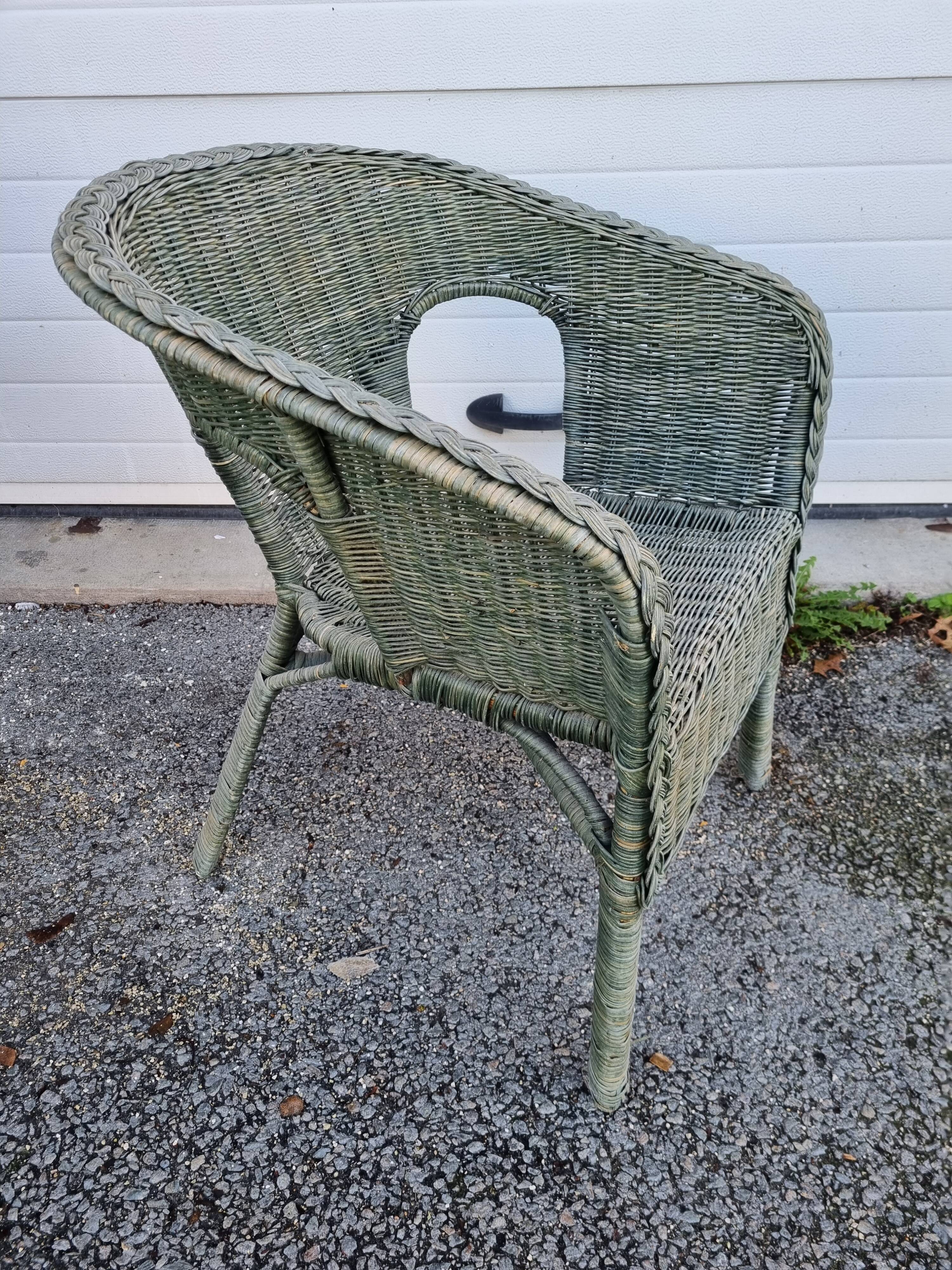 Rattan armchair from 1980