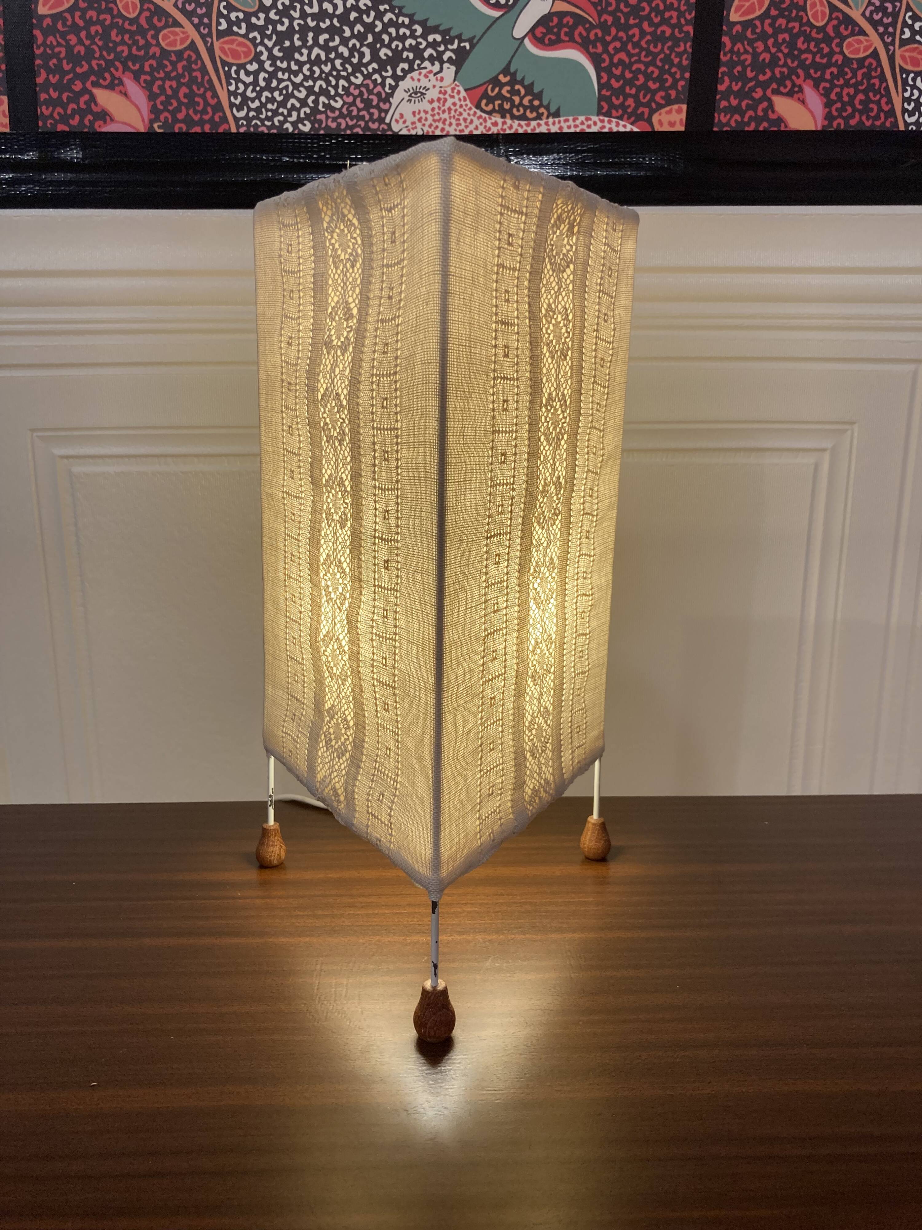 Tripod lamp, Scandinavian design, 1960s.