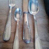 48-piece vintage silver-plated cutlery set