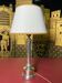 Lampe à poser style Empire métal chromé 1970