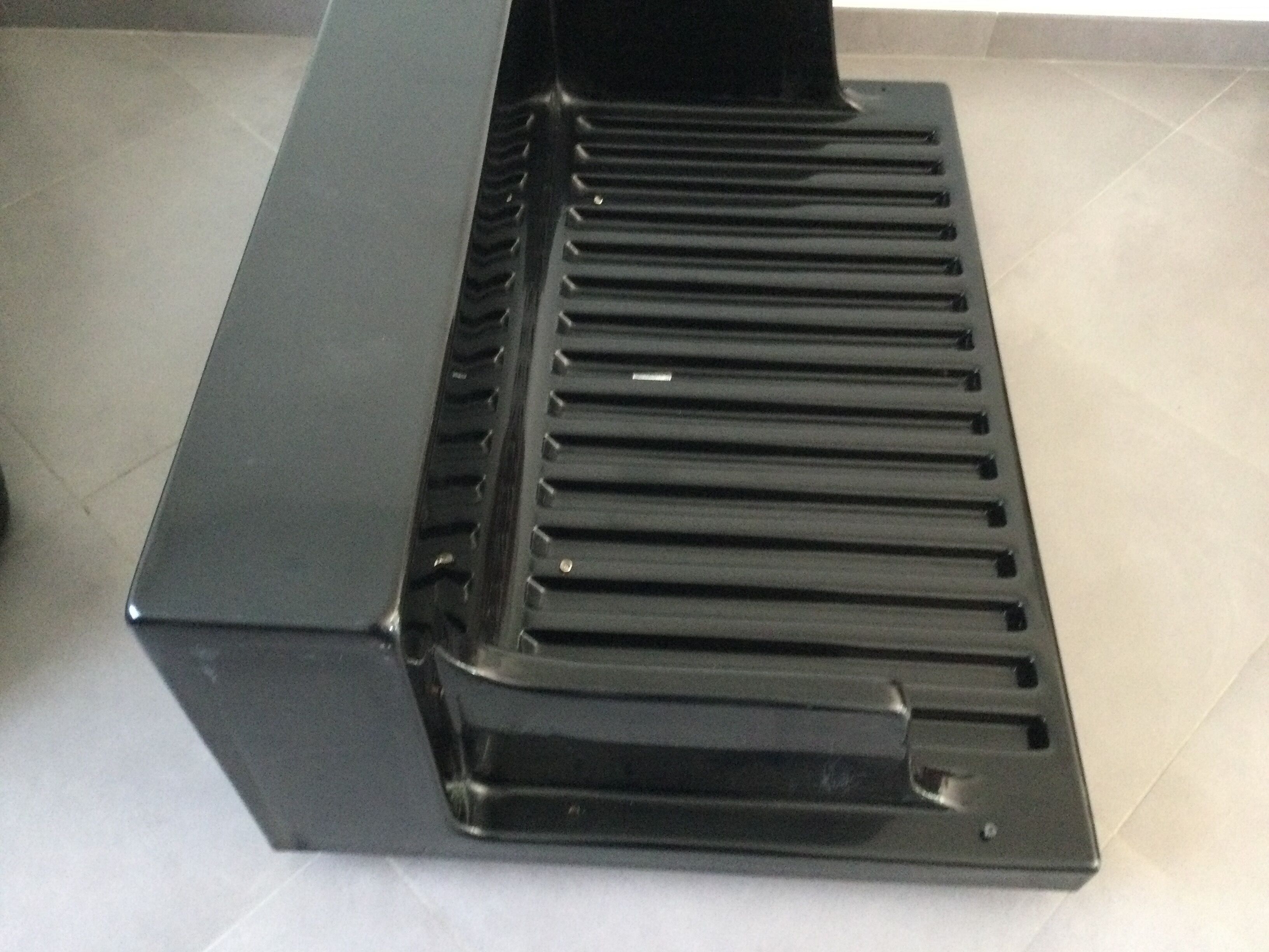 Canapé gradual lounge cuir noir Cini Boeri - knoll/gavina