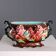 Antique ceramic jardinière with slip decoration, Europe, 20th century