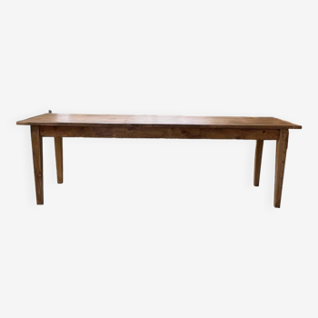 Pine and oak farm table 240 cm