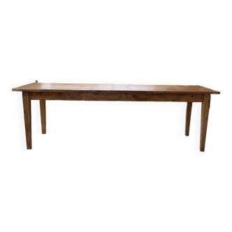 Table de ferme en pin et chêne 240 cm