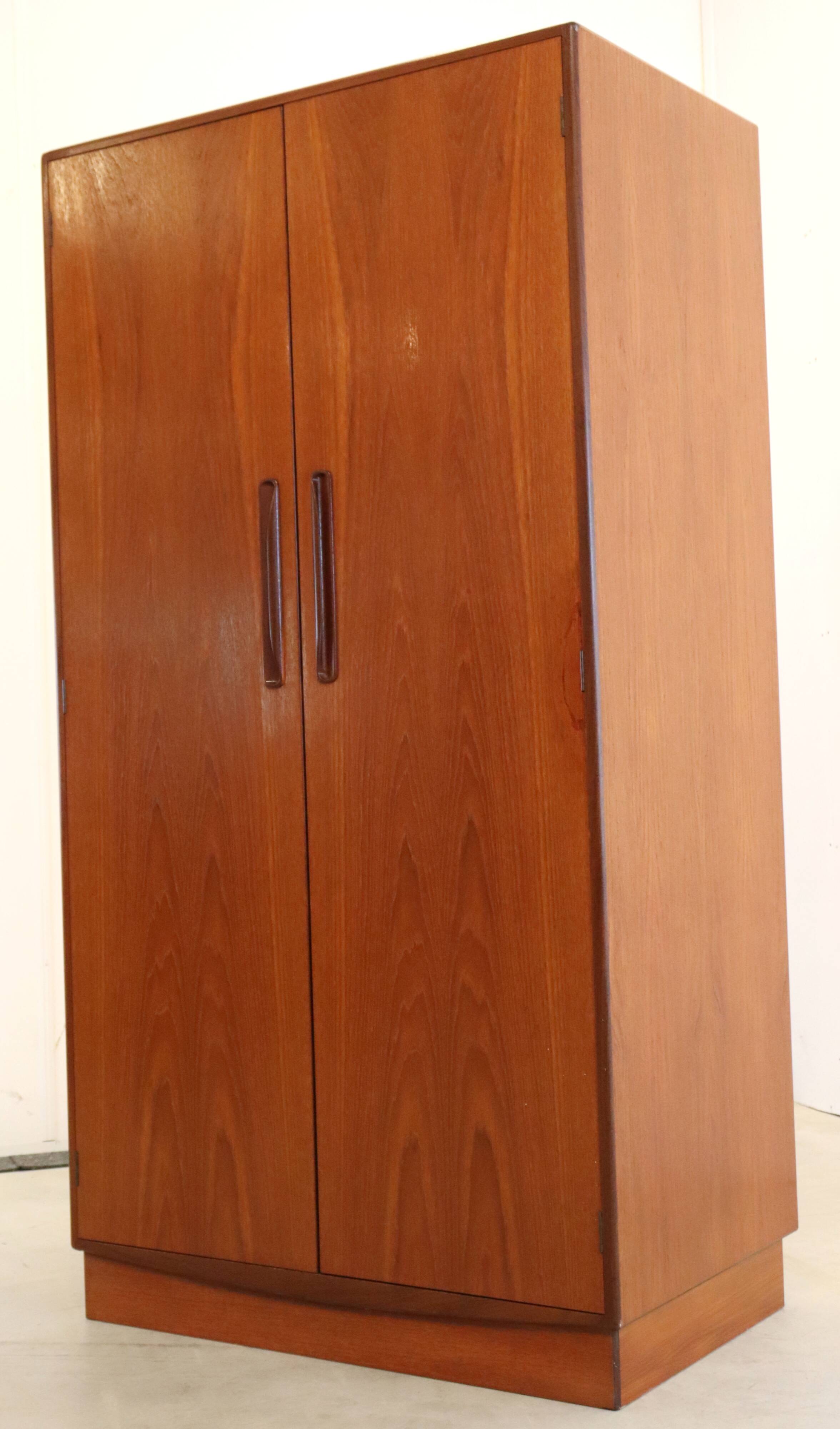 G-Plan vintage mid century wardrobe 'Heswell'