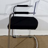 Office chair in chromed metal – xxth