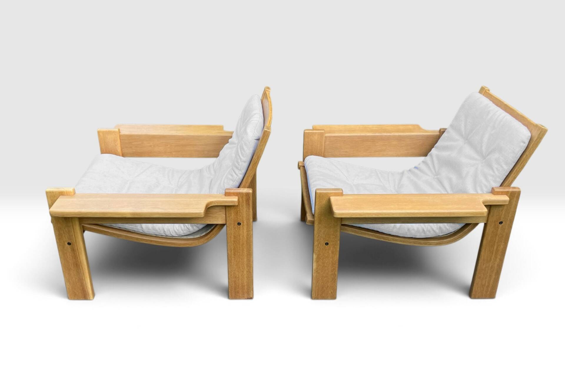 2 x Swedese "Kontra" armchairs Yngve Ekström vintage Sweden