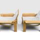 2 x Swedese "Kontra" armchairs Yngve Ekström vintage Sweden