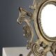Antique table mirror in bronze, Italy, 19th-20th century