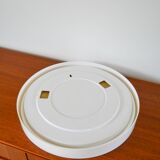 White plexi cap mirror Made in France Registered model, Design, 1970