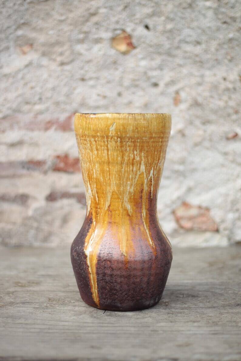 Hubert Guy for Accolay – Important glazed ceramic vase – France, circa 1955