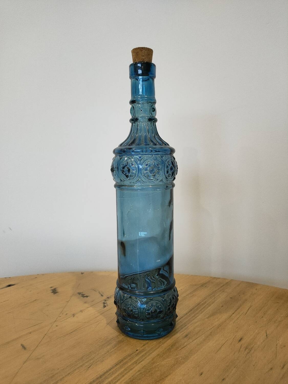 Turquoise blue bottle