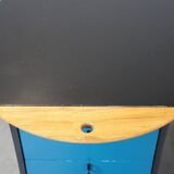 Set of 2 (bedside) tables by Umberto Asnago for Giorgetti on wheels