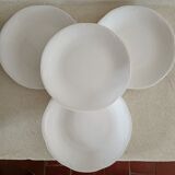 8 Gien ivory plates