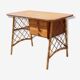 Louis Sognot rattan desk from the 50s