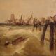 Tableau De Paysage Marin De La Seconde Moitié Du 19ème Siècle
