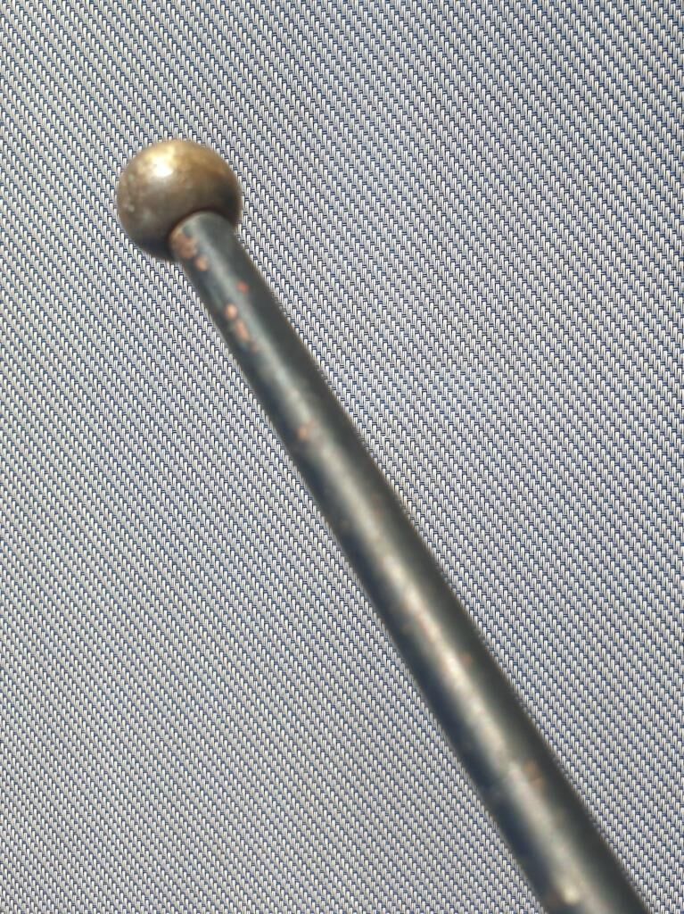 1950 floor lamp with ball head and magazine holders brass ball fasteners
