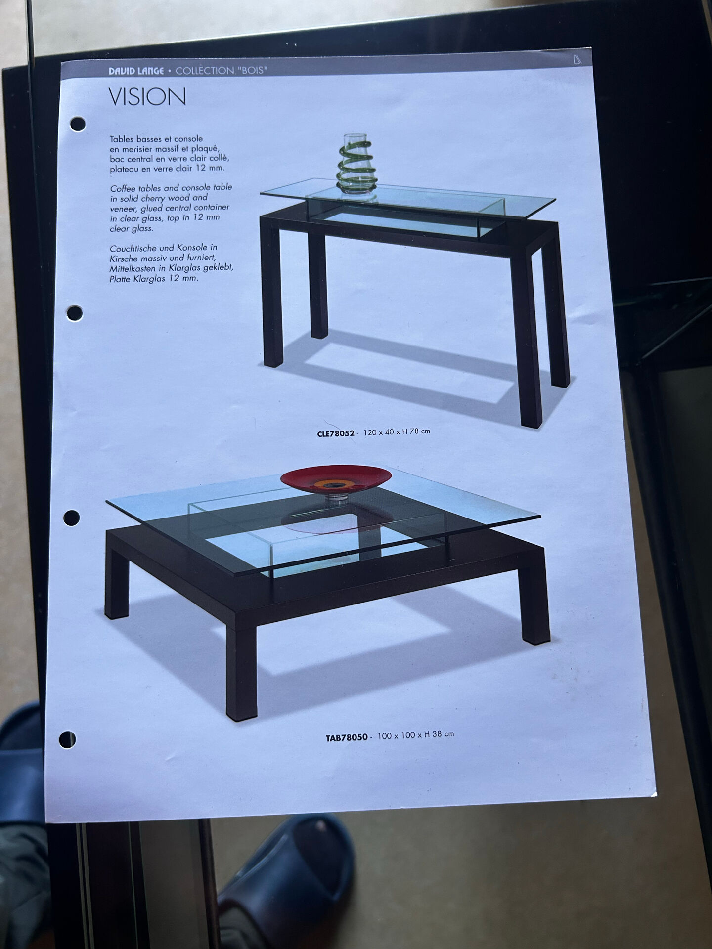 Console vision David lange