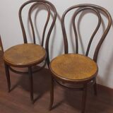 Pair of Thonet bistro chairs