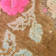 2x3 Brown and Pink Door Mat Rug, 88x56Cm FREE SHIPPING