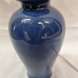 Blue ceramic lamp base