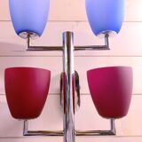 Fontana Arte, a 4-Light Wall Lamp, Murano Glass, Italy