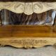 Bread trough / carved walnut – animated scene decoration – early 20th century