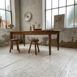 Oak farmhouse table 2m