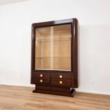 20th century Art Deco wooden display case