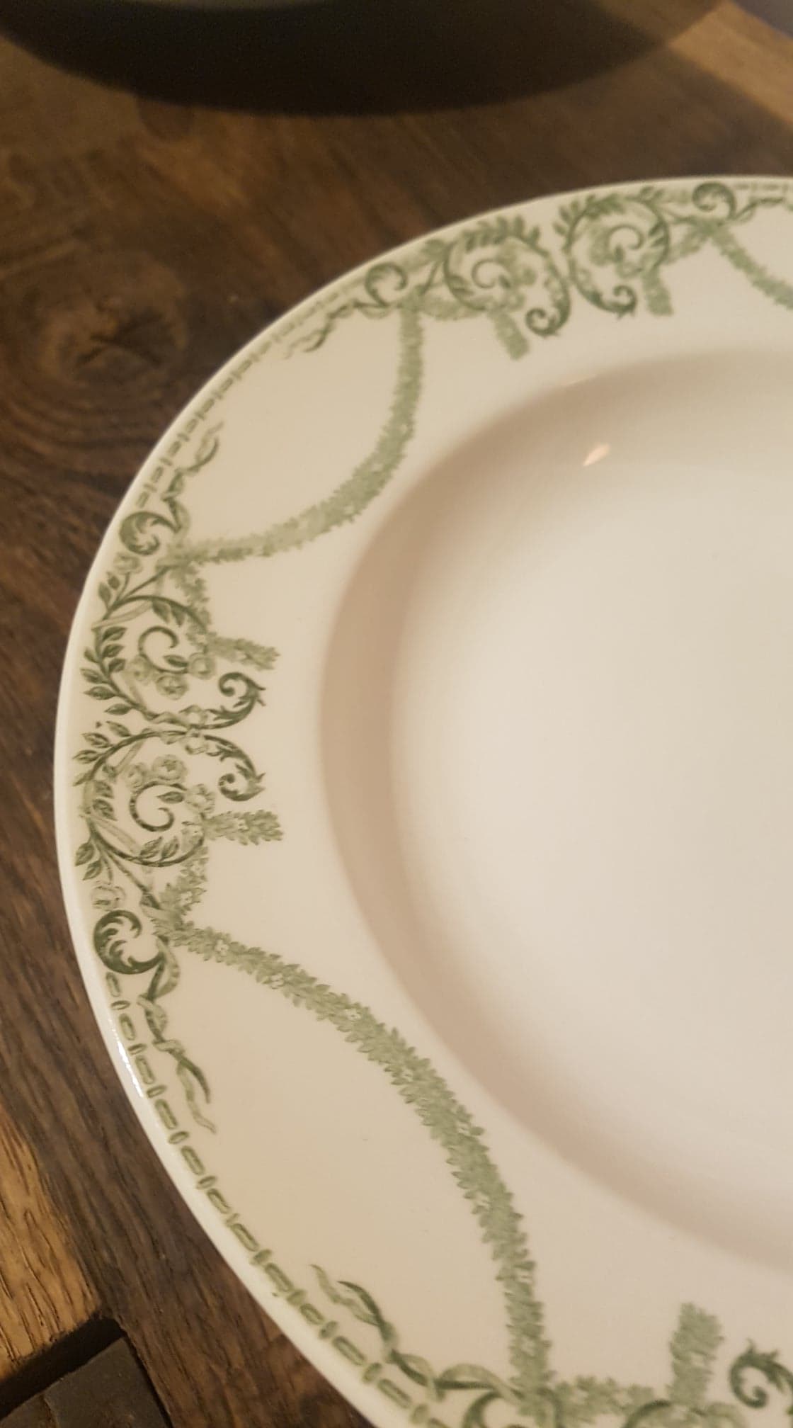 Lot of 4 plates Creil and Montereau Service Napoleon