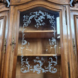 Louis XV double body sideboard in solid walnut circa 1880