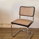 Chaise Cesca Breuer noire cannage et chrome