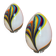 Pair of lamps in Murano glass