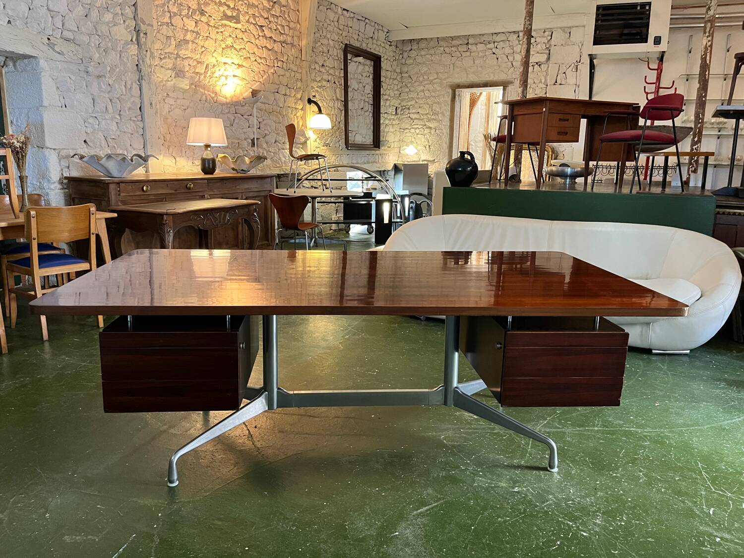 Charles & Ray Eames Rosewood Desk