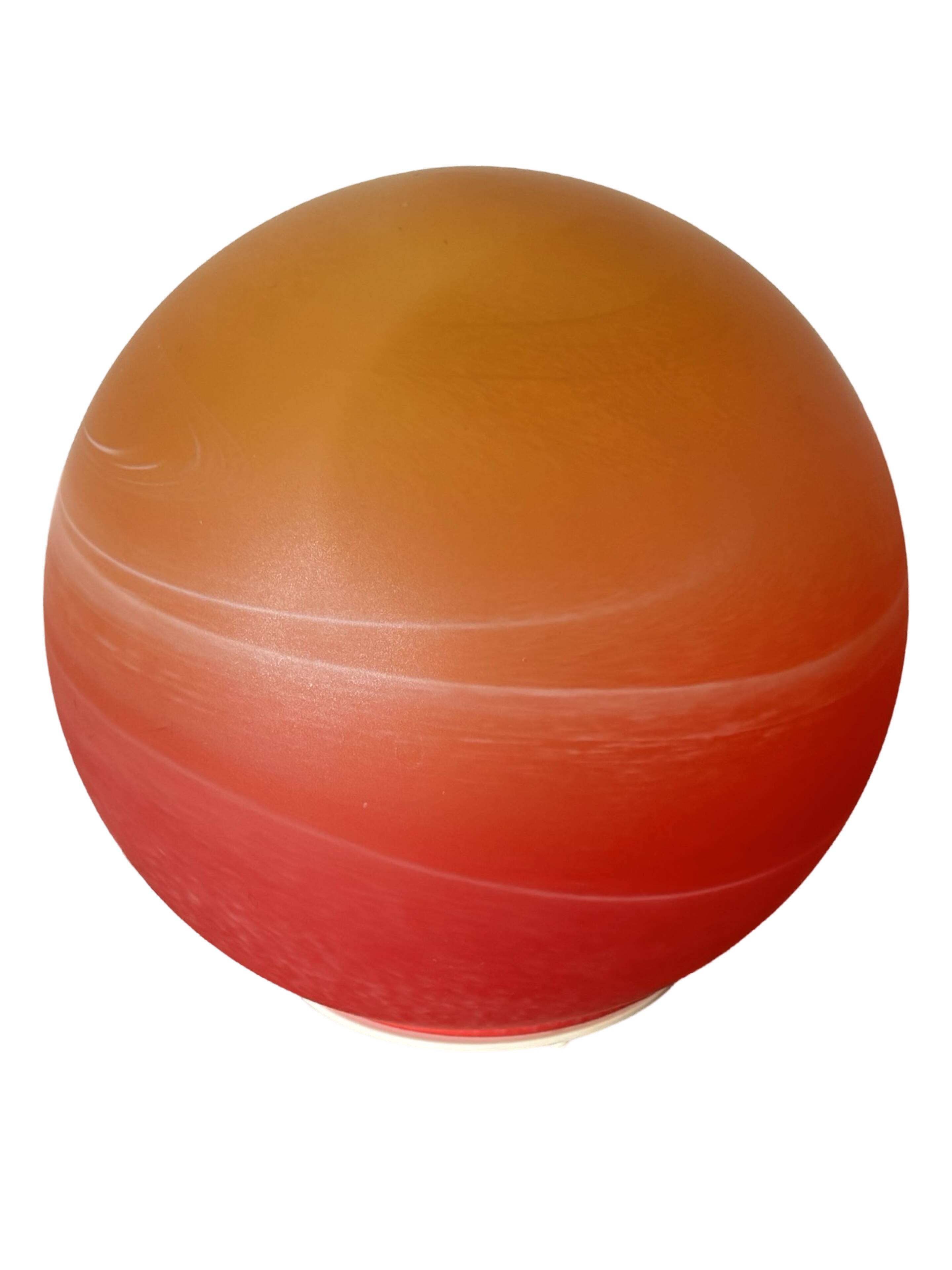 Vintage Saturn table lamp 70s WOFI, space age floor