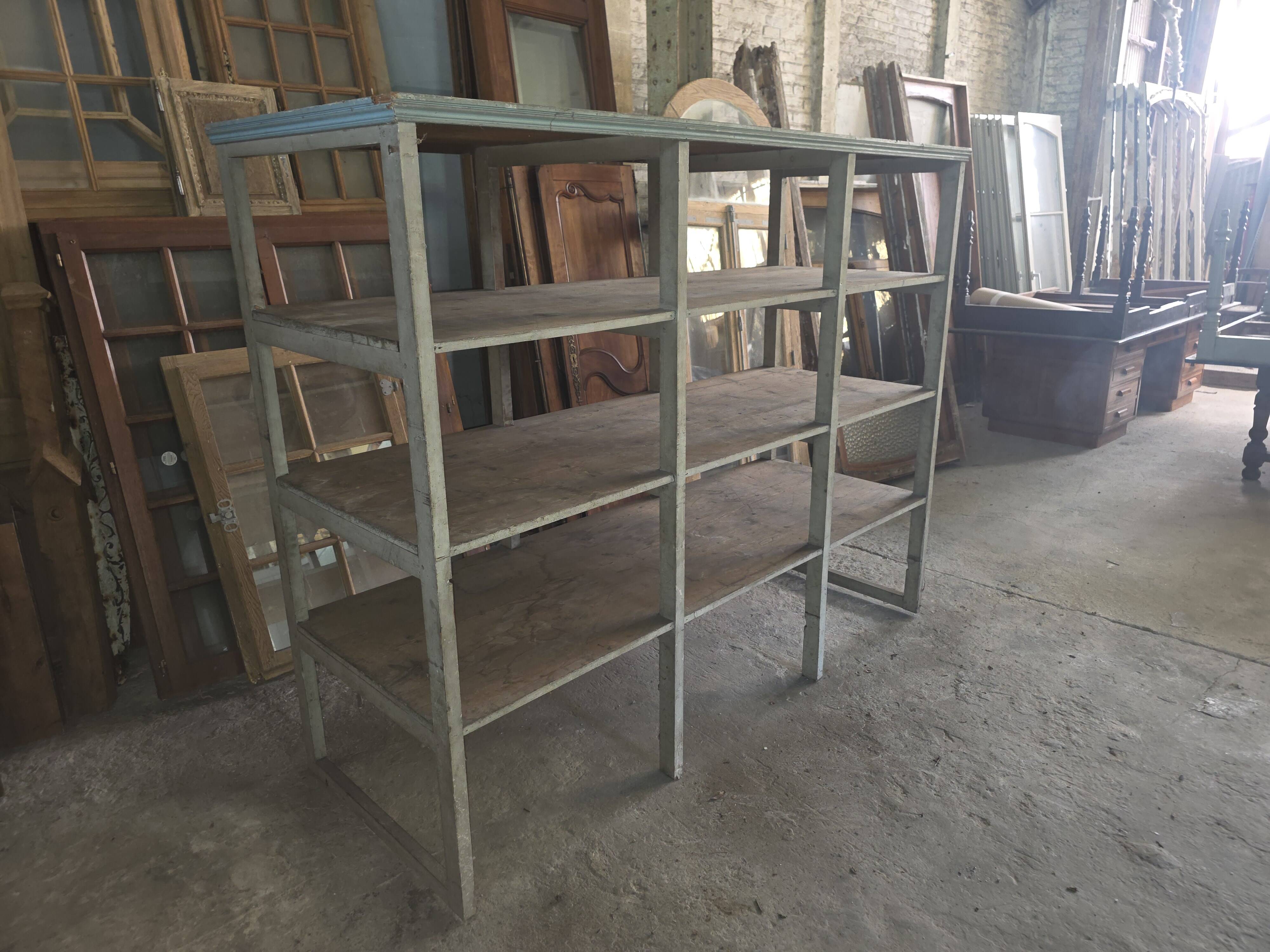 Old shop bookshelf