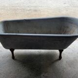 Ancient zinc bathtub